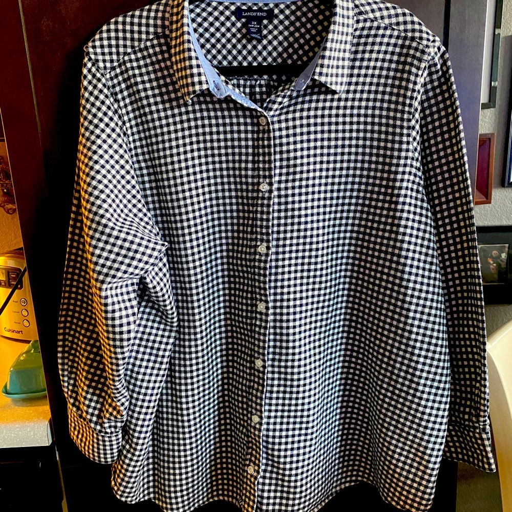 Land's End Flannel Shirt
